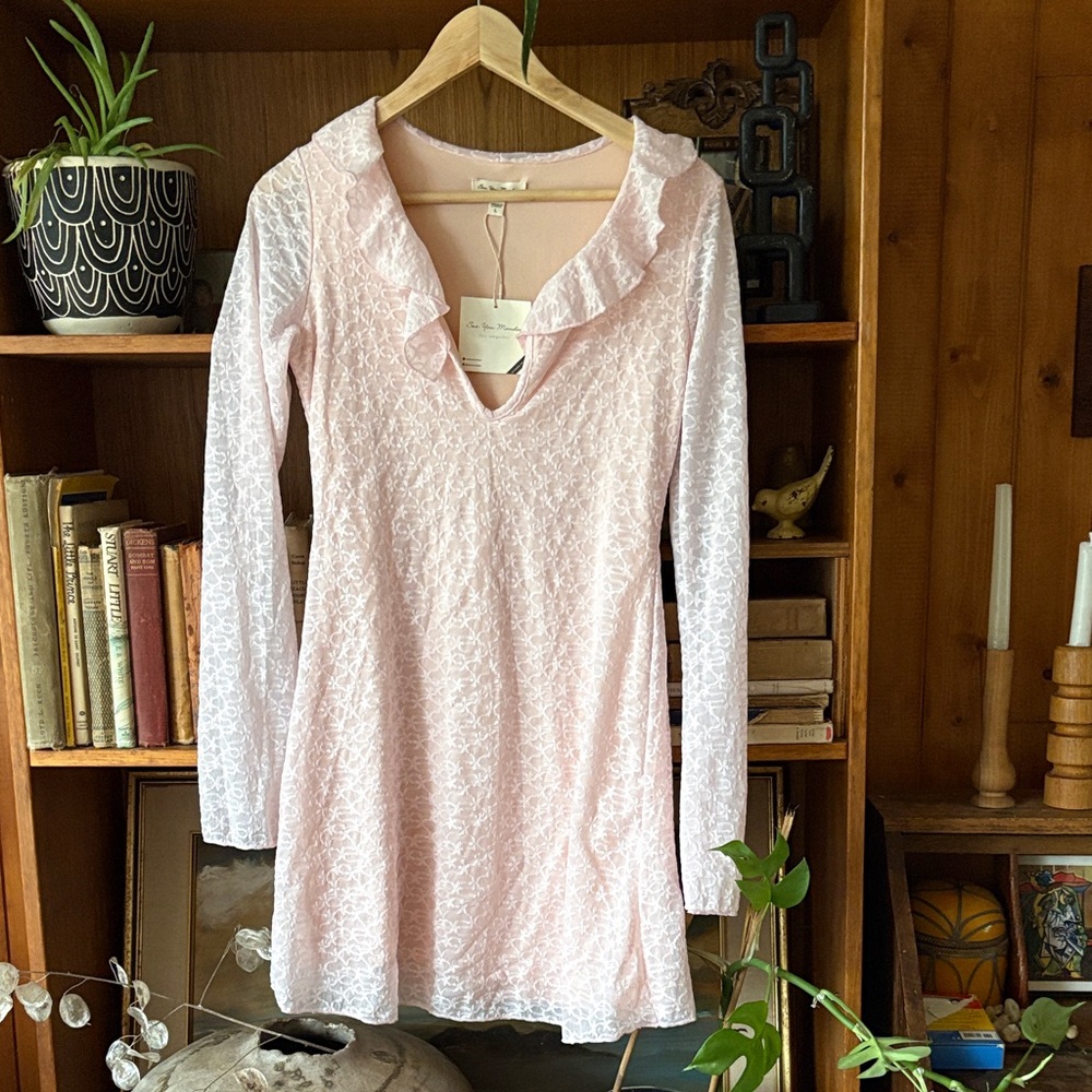 See You Monday Lace Dress NWT L